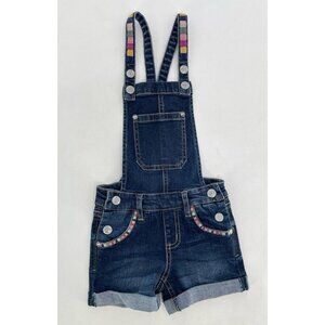 Denim Kids Overalls with Multicolor Straps